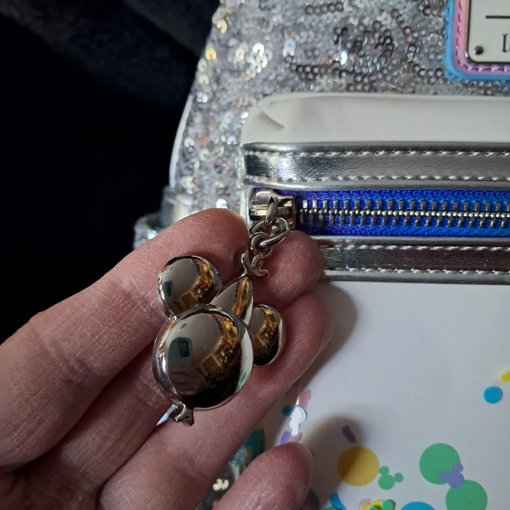 Sequin Birthday Loungefly Mini Backpack - Picture 2 of 6